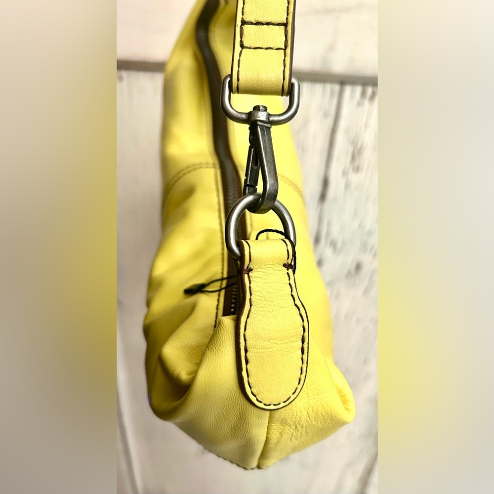 🌝🌝Free People Yellow Hobo/Clutch Bag - NWT🌻🌻 - Picture 8 of 10